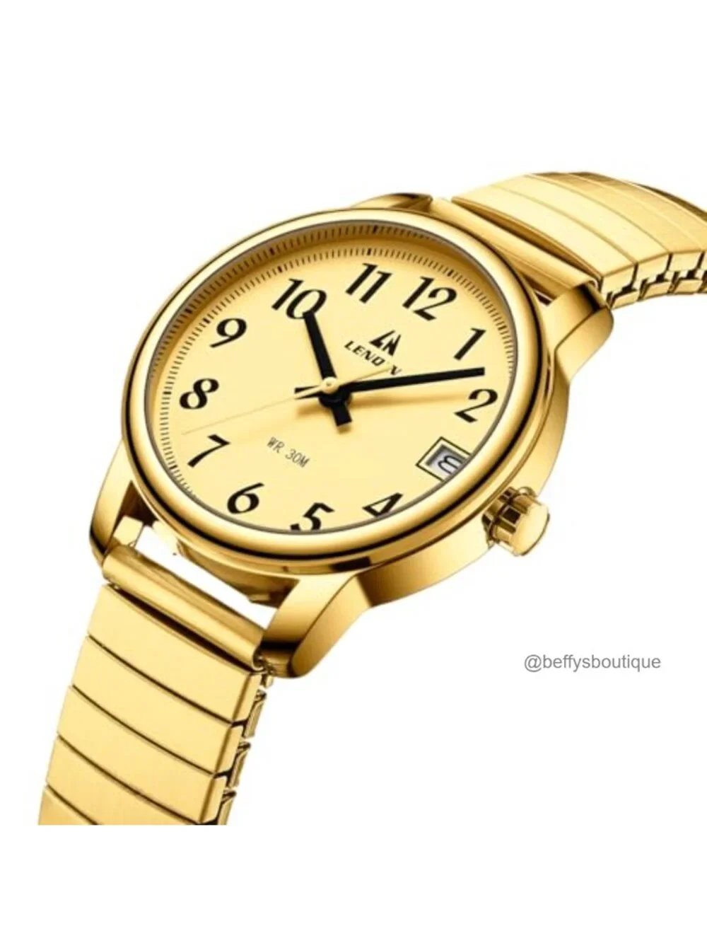 Women's Stainless Steel Quartz Wrist Watch - Analog Classic Round Dial